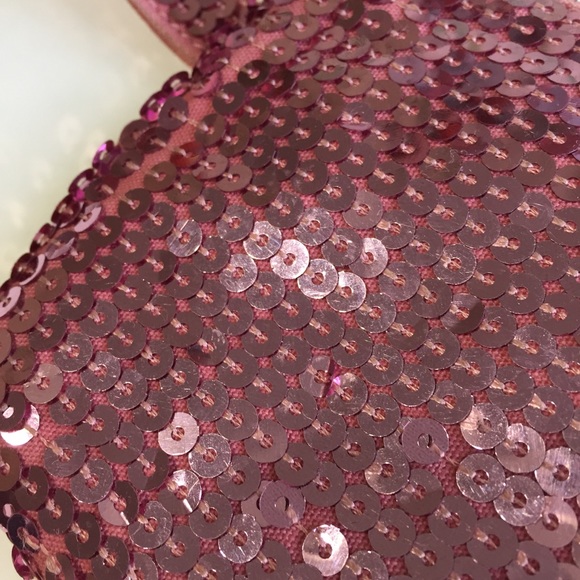 Pink Sequin Wristlet Wallet - Picture 4 of 7